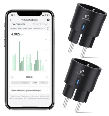 Obrázek produktu pro Wifi zásuvka Mini – kompaktní design – měření spotřeby energie – monitorování spotřeby energie