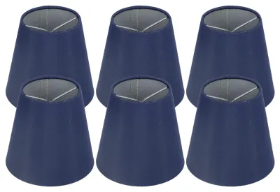 Produktbild von Omgoods – Set aus 6 zylindrischen Lampenschirmen für Tischlampen