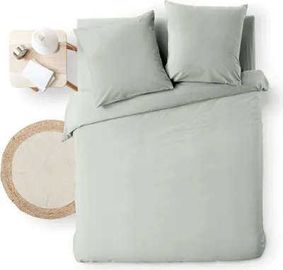 Image de Parure de lit - PROMO LINGE - Meline - Coton - Vert