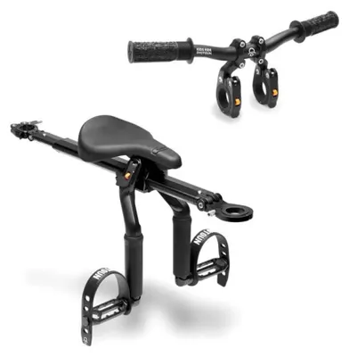 Produktbild von Shotgun Pro 2.0 Combo Vorderer Kindersitz Für Fahrräder Schwarz  Junge Schwarz One Size