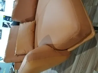 Produktbild von Ecke Ecksofa L-Form Wohnlandschaft Sofa Couch Polster Garnitur Stoff Sofas Leder