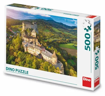 Obrázok produktu pre Puzzle Oravský hrad, Slovensko, 47 x 33 cm, 500 dielov, v krabici 33,5 x 23 x 3,5 cm
