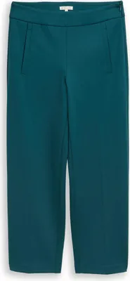 Produktbild von Tom Tailor TTMIA Cropped Straight Fit Hose mit seitlichen Eingriffstaschen und Bügelfalte
