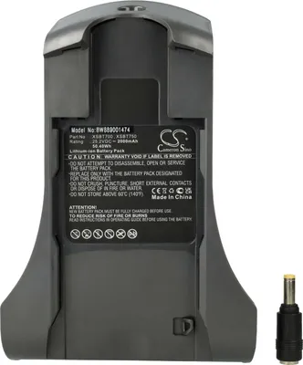Produktbild von vhbw Akku Ersatz für Shark XSBT750, XSBT750EU, XSBT700, XSBT700EU für Staubsauger (2000 mAh, 25,2 V, Li-Ion)