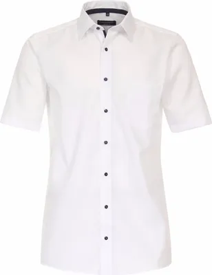 Produktbild von CASAMODA Herren Businesshemd Kurzarm Kent Comfort-Fit Weiß 52