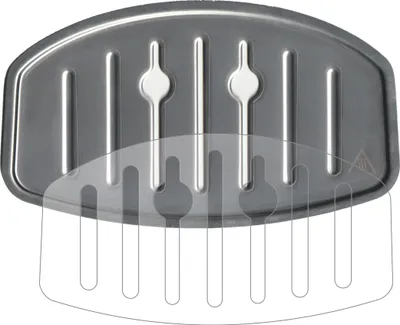 Produktbild von 2x Schutzfolie für Krups EA 8108 Tropfblech matt - Anti-Shock 9H Folie Glass