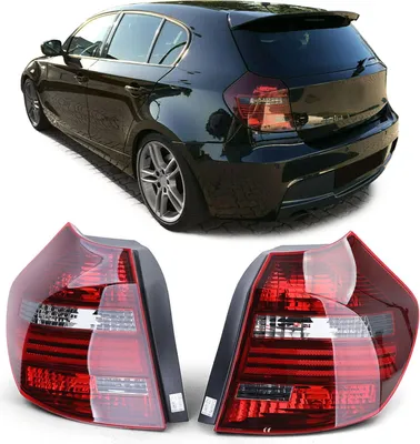 Produktbild von Rückleuchten Heckleuchten Schwarz Smoke Paar TYC passend für BMW E81 E87 07-12