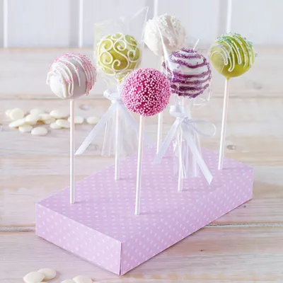 Produktbild von Birkmann CakeStation für Cake Pops, Lolli Halter, Lollihalter, Kuchenhalter, Küchenhelfer, Kunststoff, 19 cm, 441224