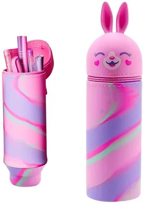 Produktbild von Silikonetui 2-in-1, kawaii Etui, Tafelpenhalter, Ständer für Stifte