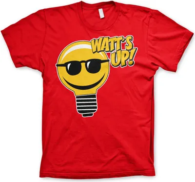 Produktbild von Watts Up! T-Shirt - Medium - Red