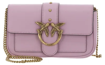 Produktbild von PINKO Umhängetasche Schultertasche Love One Pocket C Light Pink + Antique Gold rosa