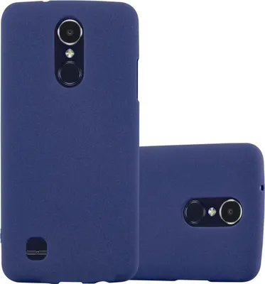 Produktbild von Cadorabo Schutzhülle für LG K8 2017 US Version Hülle in Blau Handyhülle TPU Etui Cover Case