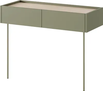 Zdjęcie produktu dla TOALETKA KONSOLA stojąca z szufladami do makijażu LOFT industrialna BOHO