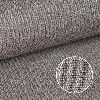Produktbild von Möbelstoff Polsterstoff | PALERMO  | Meterware Strukturstoff Webstoff - Grau Braun