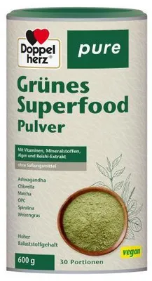 Produktbild von Doppelherz Grünes Superfood pure Pulver 600 g