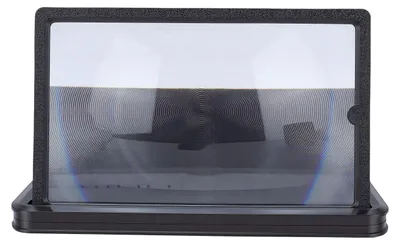Obrázek produktu pro 10palcová skládací lupa na displej smartphonu, 3D HD, s nastavitelným úhlem pohledu pro sledování videí, filmů a hraní her, černá