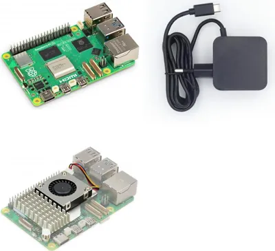 Produktbild von BerryBase Raspberry Pi 5, 8GB RAM, Active Cooler Kit