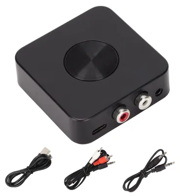 Immagine prodotto di Trasmettitore e ricevitore audio Bluetooth, Hi-Fi, con ingresso AUX RCA da 3,5 mm, supporto NFC, adattatore per TV, proiettore, cuffie, auto