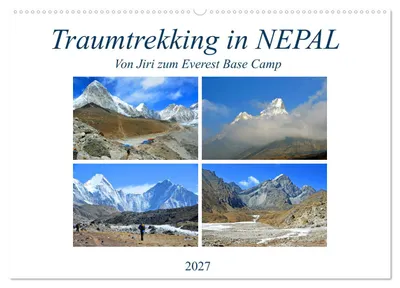 Produktbild von Traumtrekking in NEPAL (Wandkalender 2027 DIN A2 quer), CALVENDO Monatskalender