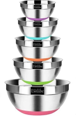 Produktbild von Famanu Schalen-Set aus Edelstahl - 5-teilig