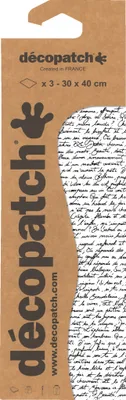 Produktbild von Décopatch 6x Blisterpackung 3 Bogen Papier 30x40cm gleichen Design Nr. 771 C771O
