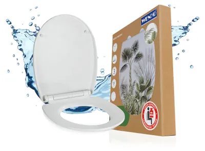 Produktbild von WENKO WC-Sitz Mod. Mascali mit Relief, Thermoplast
