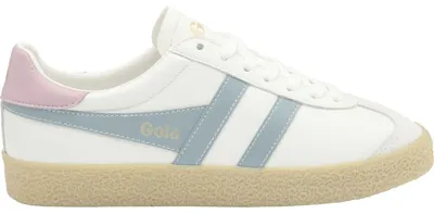 Image de Baskets en cuir pour femmes Gola Medallist, couleur blanche, pointure UK 6