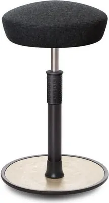 Produktbild von Sitz- Stehhocker Free Tall Hutsitz kvadrat Divina Mel. Anthrazit schw. /creme.