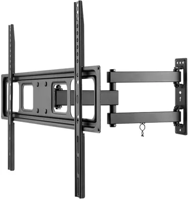 Imagen del producto de Soporte de pared articulado Fullmotion para televisores de 37 a 70 pulgadas - Giratorio ± 90° - Inclinable - Estándar VESA 600x400 - Capacidad máxima de 35 kg - Gestión de cables - Modelo FULLMOTION básico L