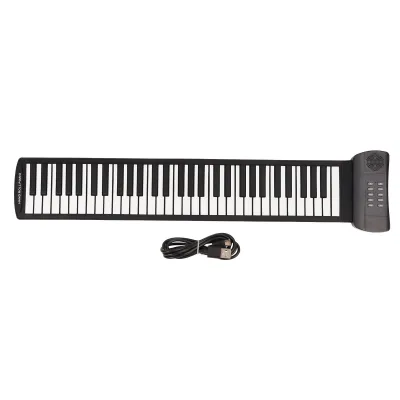 Zdjęcie produktu dla Ręczne pianino z 61 klawiszami, przenośne pianino z dźwiękiem przestrzennym stereo 4D dla wszystkich grup wiekowych PM61