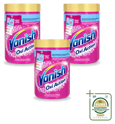 Produktbild von 3 x Vanish Oxi Action Waschkraftverstärker Pulver für Bunt- und Weißwäsche 710 g - Vorratspackung - 3 Stücke