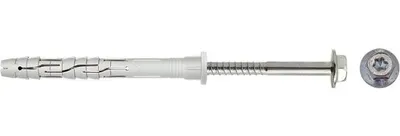 Produktbild von RAHMENDÜBEL MIT SECHSKANT- UND TORX-SCHRAUBE 10 × 180 mm – 0,3 STO – KRP 10 × 180KP