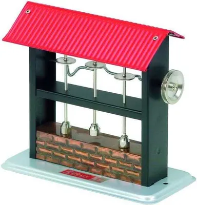 Produktbild von Wilesco Hammerwerk M 61 Metall-Zubehör für Dampfmaschinen mit drei Fallhämmern