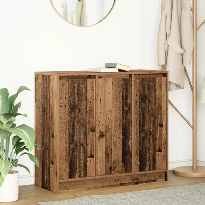 Zdjęcie produktu dla vidaXL Kredens o wyglądzie starego drewna 85x34x76 cm materiał drewnopochodny