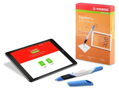 Produktbild von STABILO Smarter Stift mit App für die Ergotherapie - ErgoPen Neo - Motorik Befundung f…