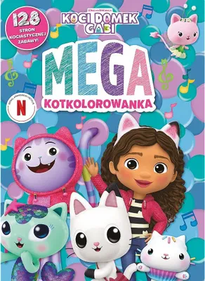 Zdjęcie produktu dla Koci Domek Gabi Mega KOTkolorowanka