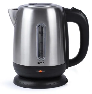 Wasserkocher 1,2 l Edelstahl 1370-1630 W mit Kalkfilter