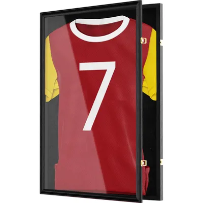 Image de Cadre Avalo 80 x 60 cm noir - Cadre photo profond Box Frame - Encadrement de maillot dans un cadre photo - Rabattable