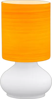 Produktbild von EGLO LEONOR Tischlampe aus Glas mit Wischtechnik, 220 mm Höhe und 125 mm Durchmesser