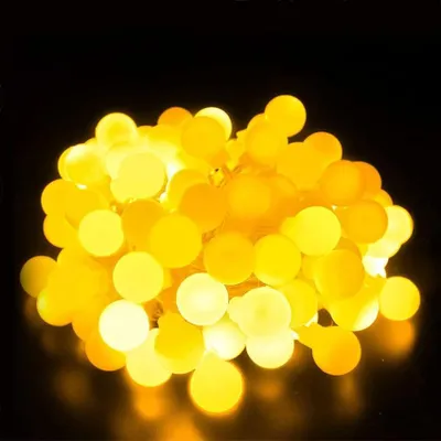 Lichterkette 10 m, 100 LEDs, warmweiß, für Innen & Außen