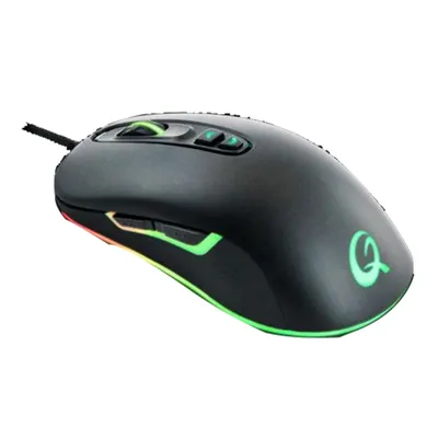 Produktbild von QPAD DX-80, Beidhändig, Opto-mechanisch, USB Typ-A, 8000 DPI, 4000 fps, Schwarz