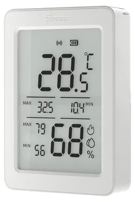 Zdjęcie produktu dla Sonoff AirGuard TH SNZB-02DR2 ZigBee LCD czujnik temperatury i wilgotności