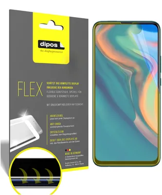 Obrázok produktu pre 2x ochranná fólia pre Huawei P Smart Pro (2019), 100% pokrytie displeja, dipos Flex
