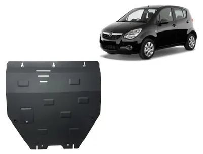 Image de Protection de soubassement pour moteur, marque Opel Agila (H08), modèles de 2007 à 2014