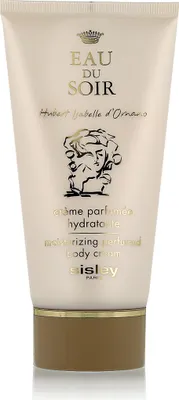 A product shot of a tube of body cream.