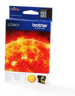 Zdjęcie produktu dla Żółty wkład do drukarki Brother LC980Y