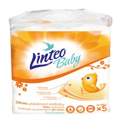 Obrázok produktu pre Prebaľovacie podložky Linteo Baby 10ks 30460