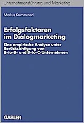 Obrázek produktu pro Erfolgsfaktoren im Dialogmarketing