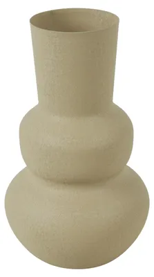 Immagine prodotto di Vaso decorativo Cilgro Jana, 12x12x20 cm, color crema, in Vetroceramica