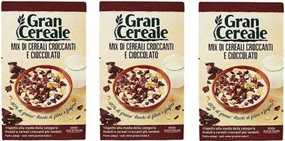 Produktbild von 3x Gran Cereale Cioccolato Mulit Cerealien Schokolade Frühstück 300g aus italien